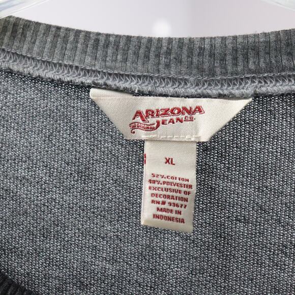 Arizona Jean Co. Lace-Up Graphic Sweatshirt | XL | “Invincible Dreamer” Pullover - Picture 6 of 6